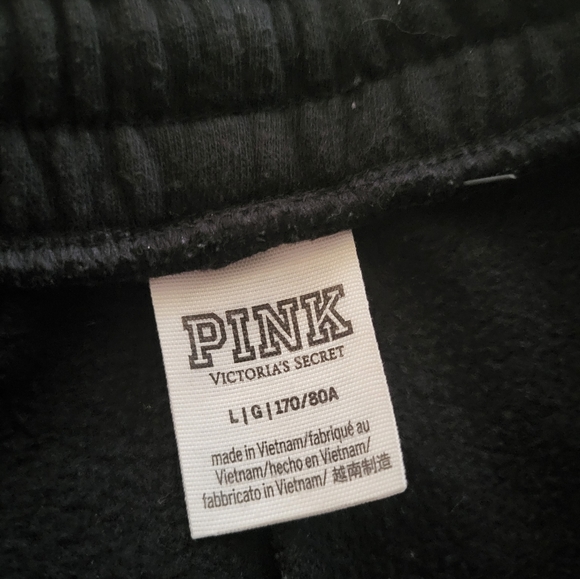 Vs pink hibiscus 🌺 flower joggers, large. Rare. - Picture 6 of 9